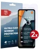 Rosso Xiaomi Redmi A3 Screen Protector Case Friendly Folie Duo Pack