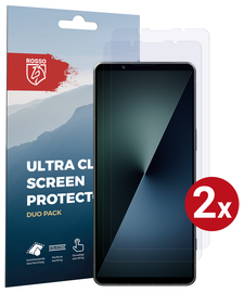 Rosso Sony Xperia 5 VI Screen Protector Case Friendly Folie Duo Pack