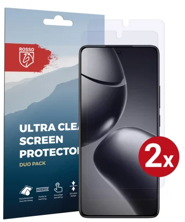 Rosso Xiaomi 14T / 14T Pro Screen Protector Case Friendly Folie Duo Pack Screen Protectors