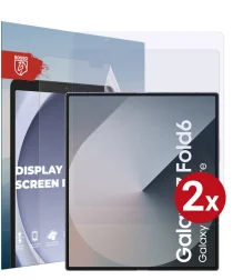 Rosso Samsung Galaxy Z Fold 6 Screen Protector Ultra Clear Duo Pack