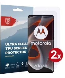 Rosso Motorola Edge 50 Pro Screen Protector Ultra Clear Duo Pack