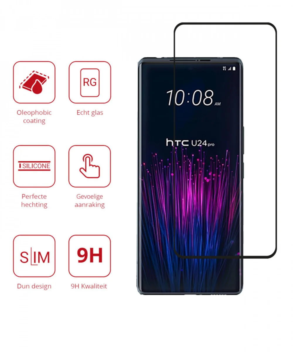 Rosso HTC U24 Pro 9H Tempered Glass Screen Protector afbeelding 2