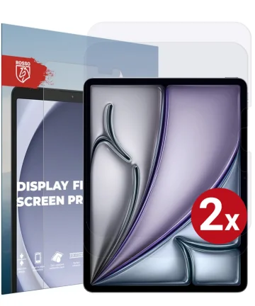 Rosso Apple iPad Air 13 (2024) Screen Protector Ultra Clear Folie Duo Pack Screen Protectors