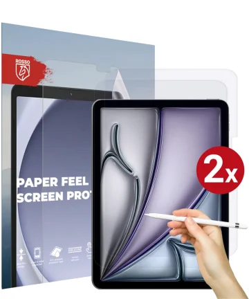 Rosso Apple iPad Air 11 (2024) Screen Protector Paper Feel Folie Duo Pack Screen Protectors