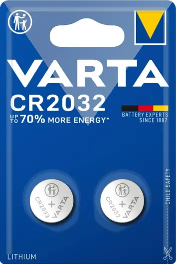 Varta CR2032 Lithium Knoopcelbatterij Apple AirTag 220mh / 3V (2-Pack) afbeelding 12