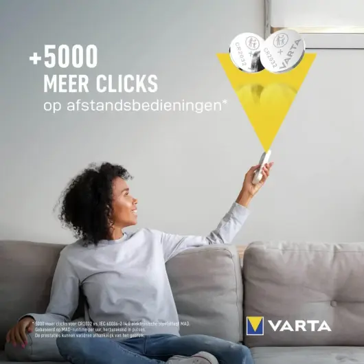 Varta CR2032 Lithium Knoopcelbatterij Apple AirTag 220mh / 3V (2-Pack) afbeelding 8