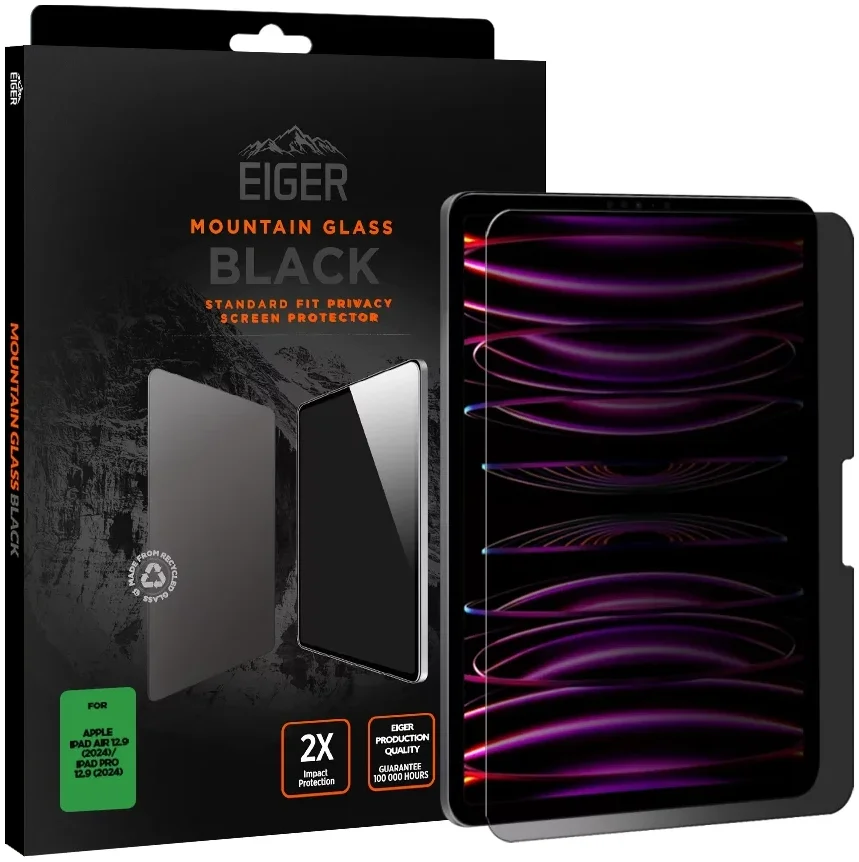 Eiger Mountain Privacy iPad Air 13 (24/25) / Pro 13 (2024) Screen Protector afbeelding 1