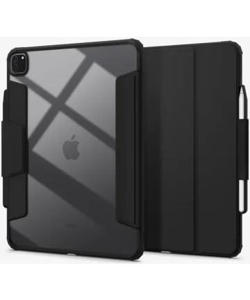 Spigen Air Skin Pro Apple iPad Pro 13 (2024) Hoes Book Case Zwart Hoesjes