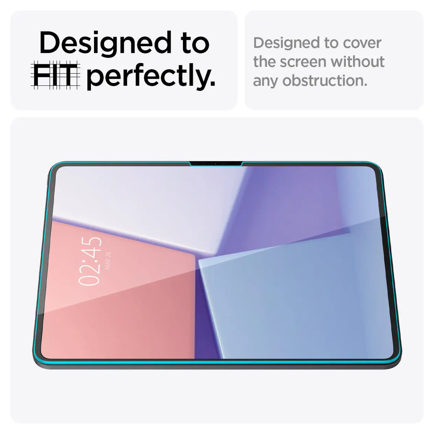 Spigen Glas tR Slim HD Apple iPad Pro 13 (2024) Screen Protector afbeelding 5