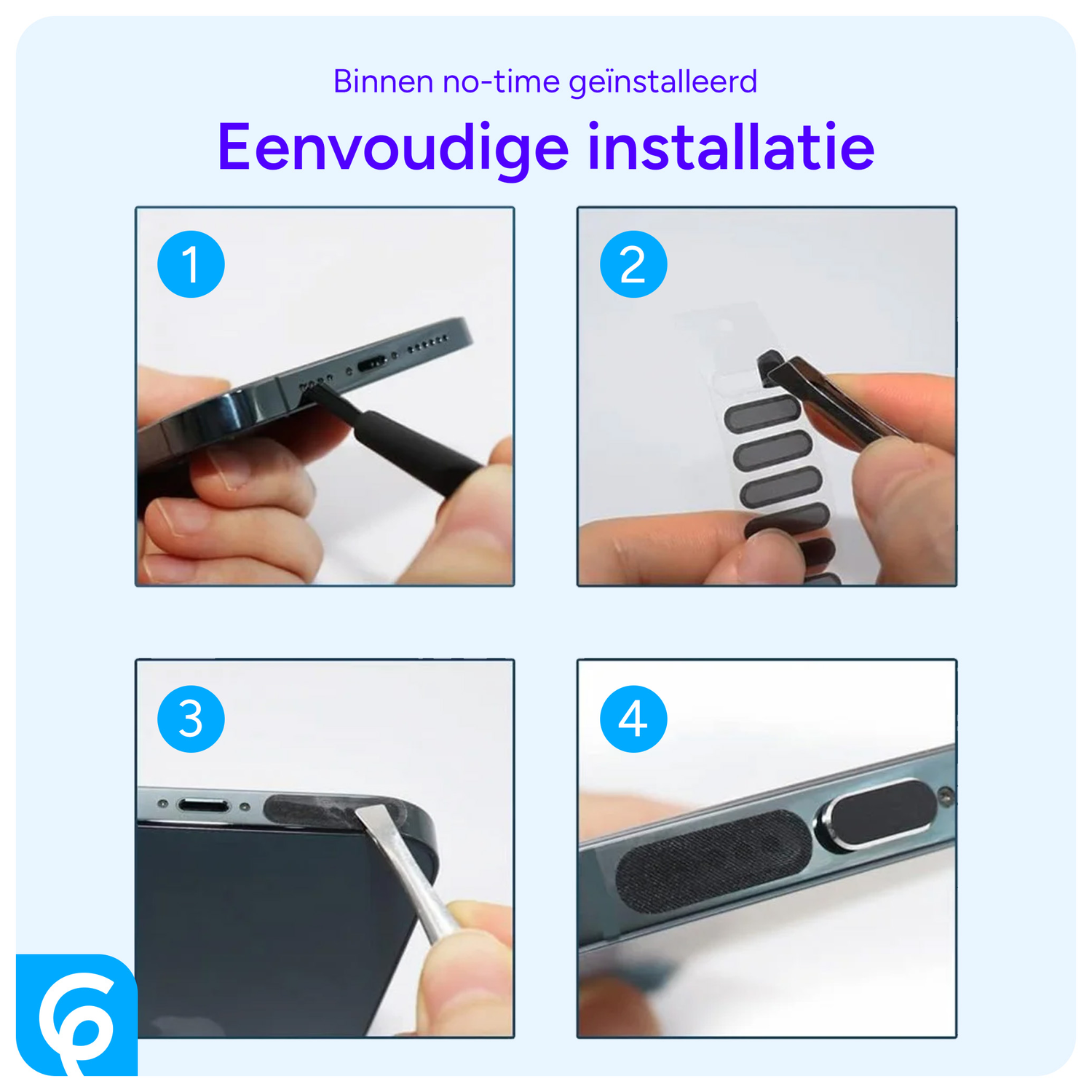 Stofdichte Gaas Luidspreker/Speaker voor Telefoon & Tablet 20 Pack afbeelding 3