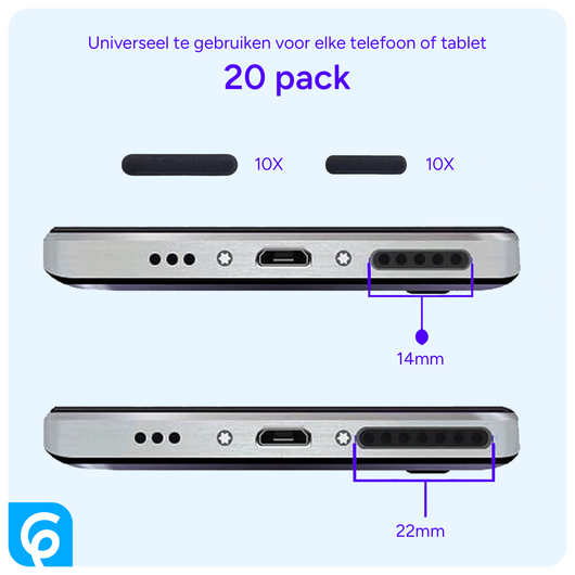 Stofdichte Gaas Luidspreker/Speaker voor Telefoon & Tablet 20 Pack afbeelding 6