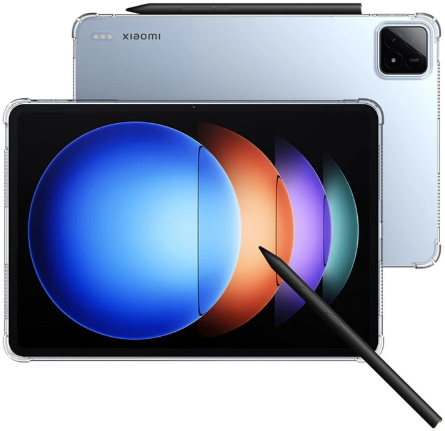 Xiaomi Pad 6S Pro Hoes Schokbestendige TPU Back Cover Transparant afbeelding 4
