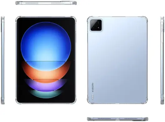 Xiaomi Pad 6S Pro Hoes Schokbestendige TPU Back Cover Transparant afbeelding 5