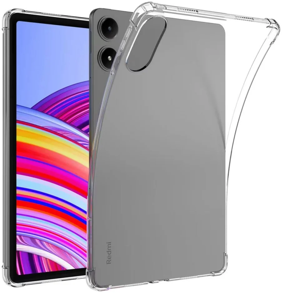 Xiaomi Redmi Pad Pro / Poco Pad Hoes Schokbestendige TPU Back Cover Transparant afbeelding 1