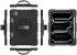 Apple iPad Pro 11 (2024) Hoes Back Cover met Kickstand en Handriem Zwart afbeelding 9
