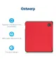 Kobo Libra Colour Hoes Tri-Fold Book Case met Standaard Rood