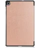 Samsung Galaxy Tab S6 Lite Hoes Tri-Fold Book Case met Standaard Roze Goud