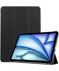 Apple iPad Air 11 (2024) Hoes Tri-Fold Book Case met Standaard Zwart