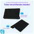 Apple iPad Air 11 (2024/2025) Hoes Tri-Fold Book Case met Standaard Zwart afbeelding 5