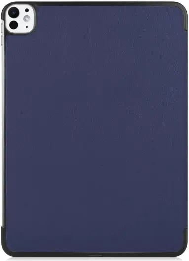 Apple iPad Pro 11 (2024) Hoes Tri-Fold Book Case met Standaard Blauw afbeelding 8