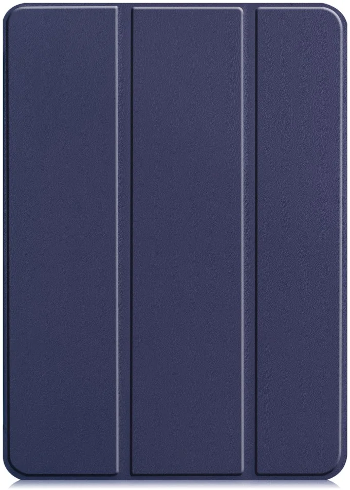 Apple iPad Pro 13 (2024) Hoes Tri-Fold Book Case met Standaard Blauw afbeelding 9