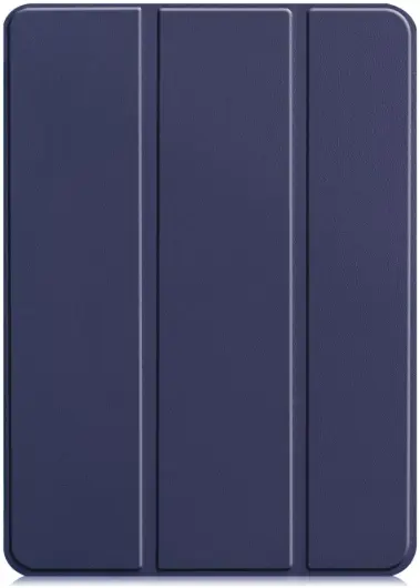 Apple iPad Pro 13 (2024) Hoes Tri-Fold Book Case met Standaard Blauw afbeelding 9