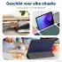 Apple iPad Pro 13 (2024) Hoes Tri-Fold Book Case met Standaard Blauw afbeelding 5
