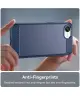 Apple iPhone 16e Hoesje Geborsteld TPU Flexibele Back Cover Blauw