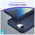 Apple iPhone 16e Hoesje Geborsteld TPU Flexibele Back Cover Blauw afbeelding 5