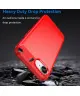 Apple iPhone 16e Hoesje Geborsteld TPU Flexibele Back Cover Rood