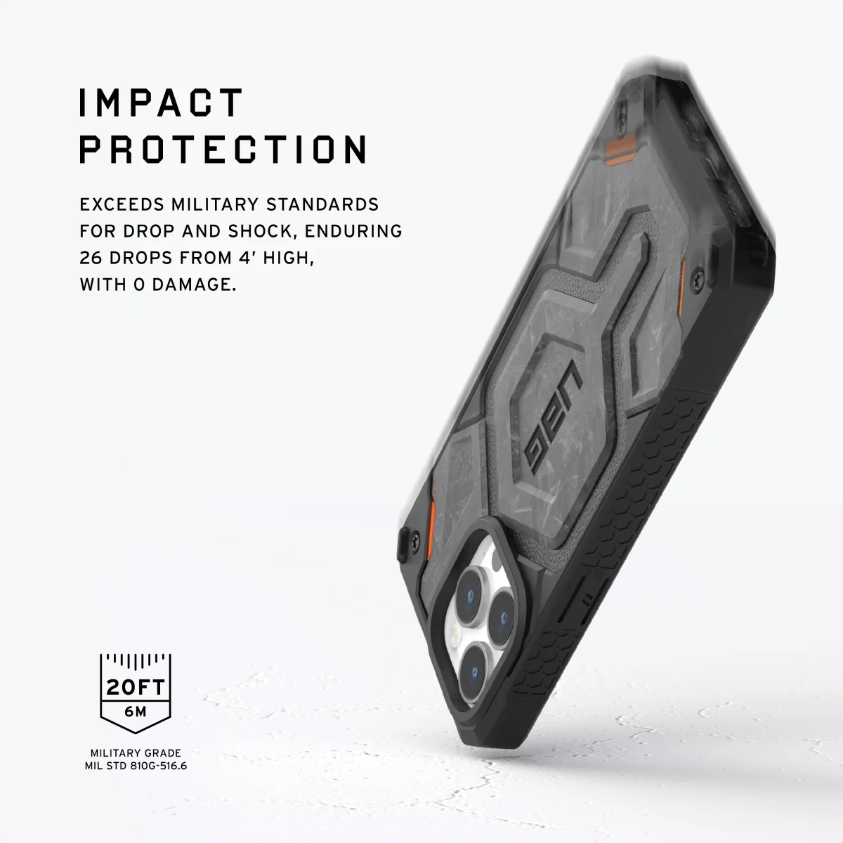 UAG Limited Edition Monarch Pro iPhone 15 Pro Max Hoesje Forged Carbon afbeelding 6
