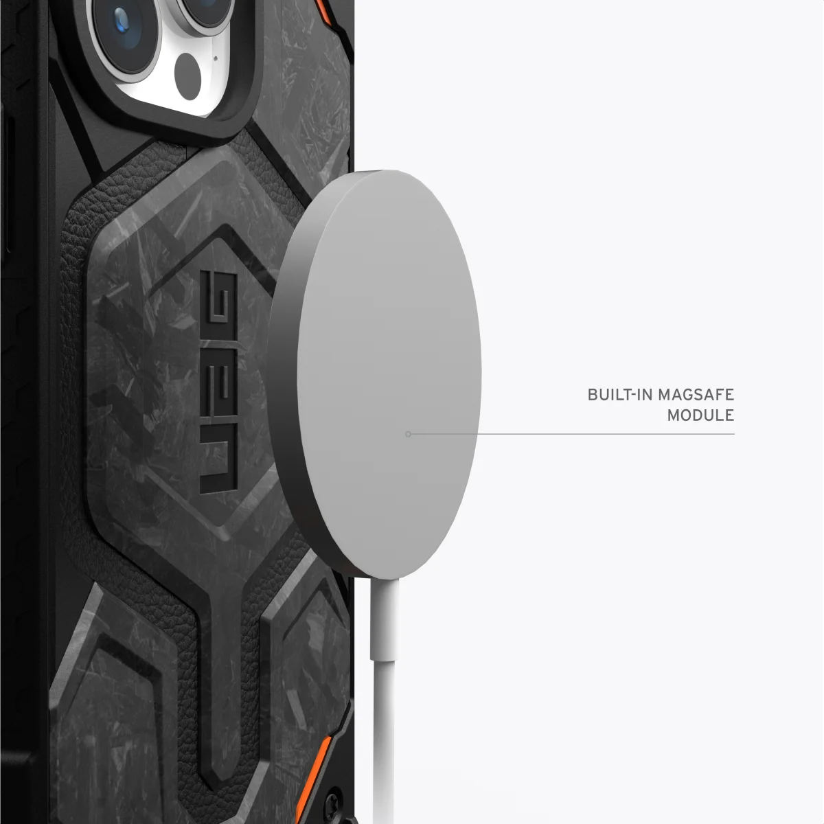 UAG Limited Edition Monarch Pro iPhone 15 Pro Max Hoesje Forged Carbon afbeelding 11