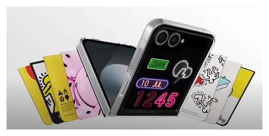 Origineel Samsung Galaxy Z Flip 7 FE / 6 Hoesje FlipSuit Case Transparant afbeelding 2