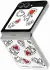 Origineel Samsung Galaxy Z Flip 6 Hoesje FlipSuit Case Print Wit afbeelding 1