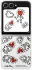 Origineel Samsung Galaxy Z Flip 6 Hoesje FlipSuit Case Print Wit afbeelding 2
