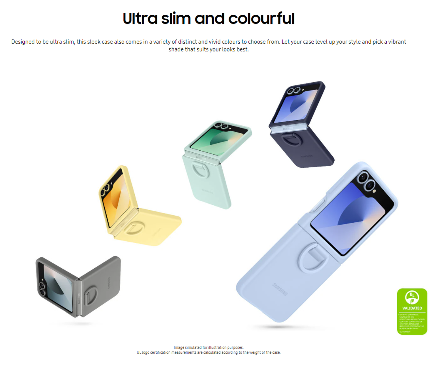 Origineel Samsung Galaxy Z Flip 7 FE / 6 Hoesje Silicone Case Back Cover Groen afbeelding 2