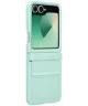 Origineel Samsung Galaxy Z Flip 6 Hoesje KindSuit Leather Case Groen