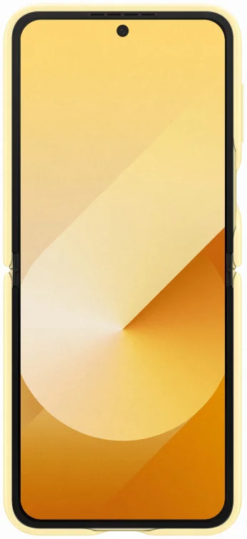 Origineel Samsung Galaxy Z Flip 7 FE / 6 Hoesje KindSuit Leather Case Geel afbeelding 6