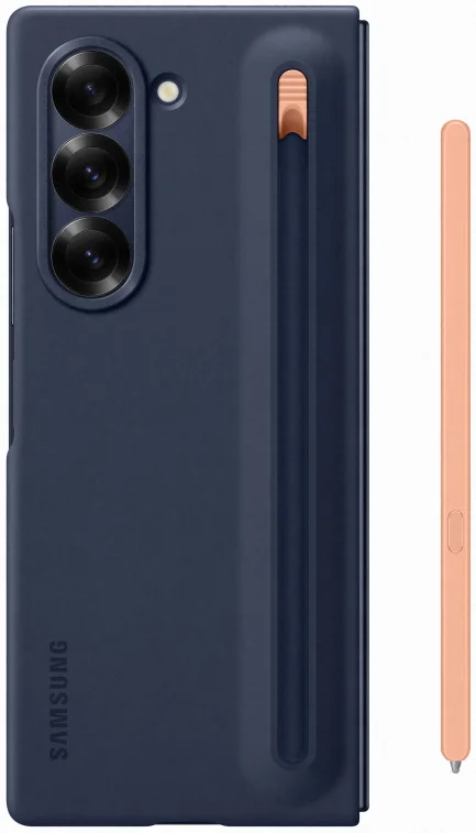 Origineel Samsung Galaxy Z Fold 6 Hoesje Slim S-Pen Case Blauw afbeelding 2