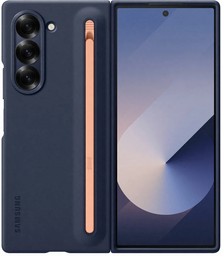 Origineel Samsung Galaxy Z Fold 6 Hoesje Slim S-Pen Case Blauw afbeelding 1