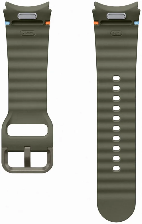 Origineel Samsung Smartwatch 20MM Bandje Sport Band - Khaki (S/M) afbeelding 3