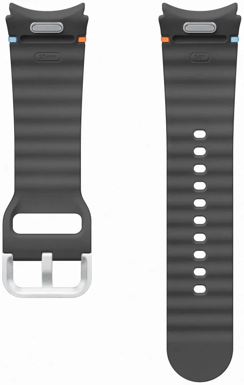 Origineel Samsung Smartwatch 20MM Bandje Sport Band - Grijs (S/M) afbeelding 3