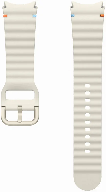 Origineel Samsung Smartwatch 20MM Bandje Sport Band - Cream (M/L) afbeelding 1