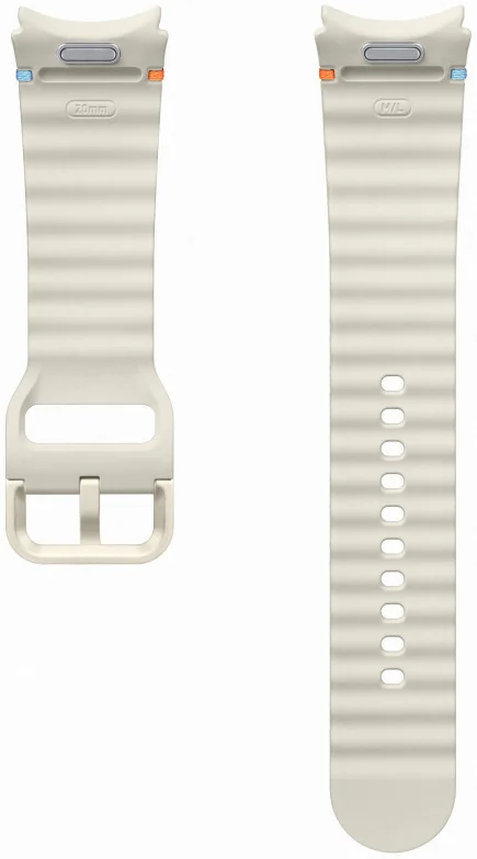 Origineel Samsung Smartwatch 20MM Bandje Sport Band - Cream (M/L) afbeelding 3