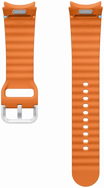 Origineel Samsung Galaxy Watch 7 Bandje Sport Band (M/L) Oranje afbeelding 3