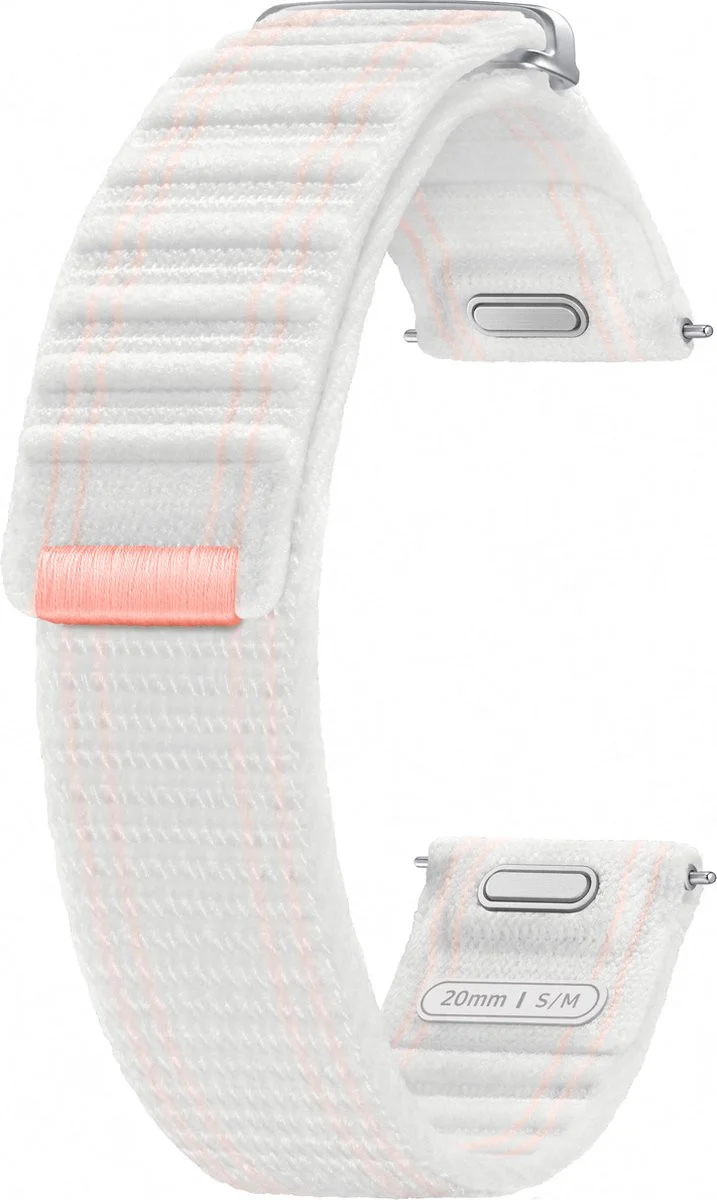 Origineel Samsung Smartwatch 20MM Bandje Fabric Band - Sand (S/M) afbeelding 2