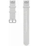 Origineel Samsung Galaxy Smartwatch 20MM Bandje - Athleisure Band - Zilver (M/L)