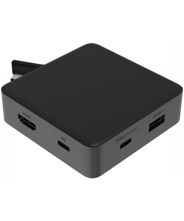 ZAGG 4-Ports Hub 100W USB-C naar USB-C PD/USB-C/USB-A/HDMI Kabels