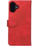 Rosso Element Apple iPhone 16 Hoesje Book Case Wallet Rood