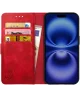 Rosso Element Apple iPhone 16 Pro Hoesje Book Case Wallet Rood